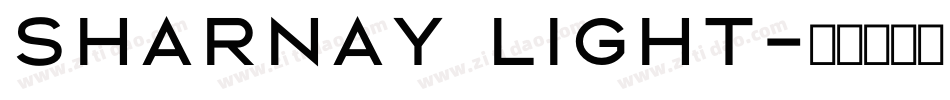 Sharnay Light字体转换